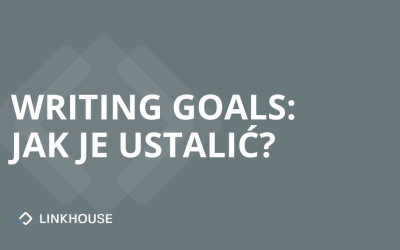 Writing goals — jak je ustalić?