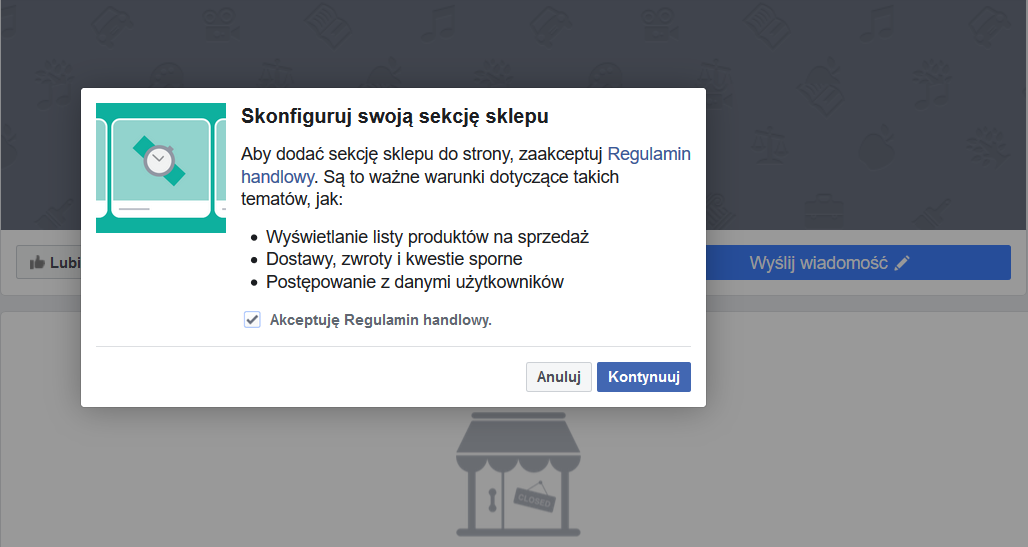 regulamin akceptuje