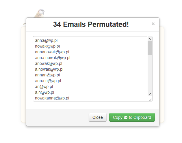 Email premutator 2