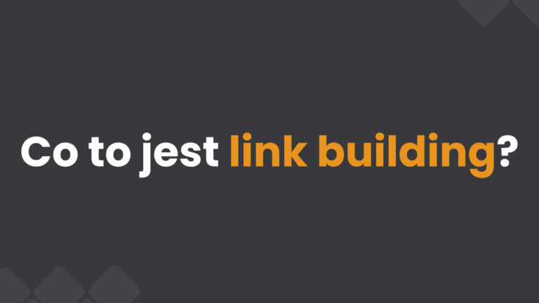 co to jest link building